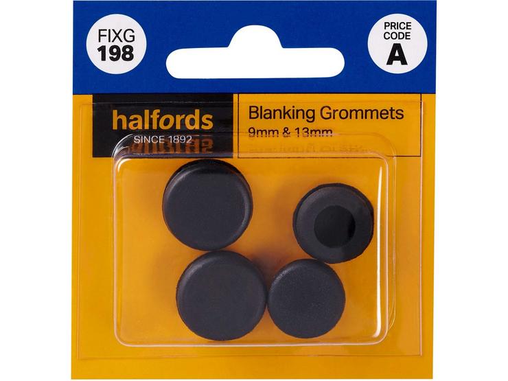 Halfords Blanking Grommets 9 & 13mm (FIXG198)