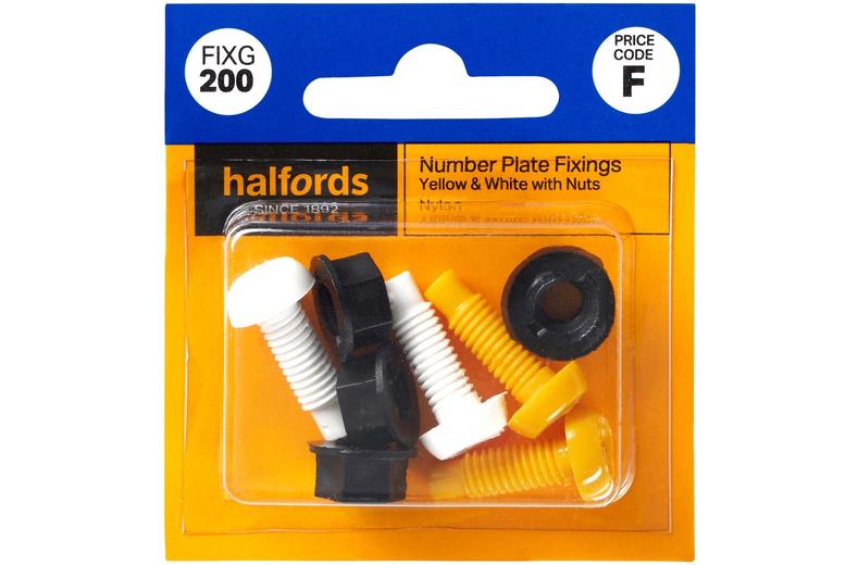 Halfords Number Plate Fixings (FIXG200) Halfords Number Plate Fixings (FIXG200)