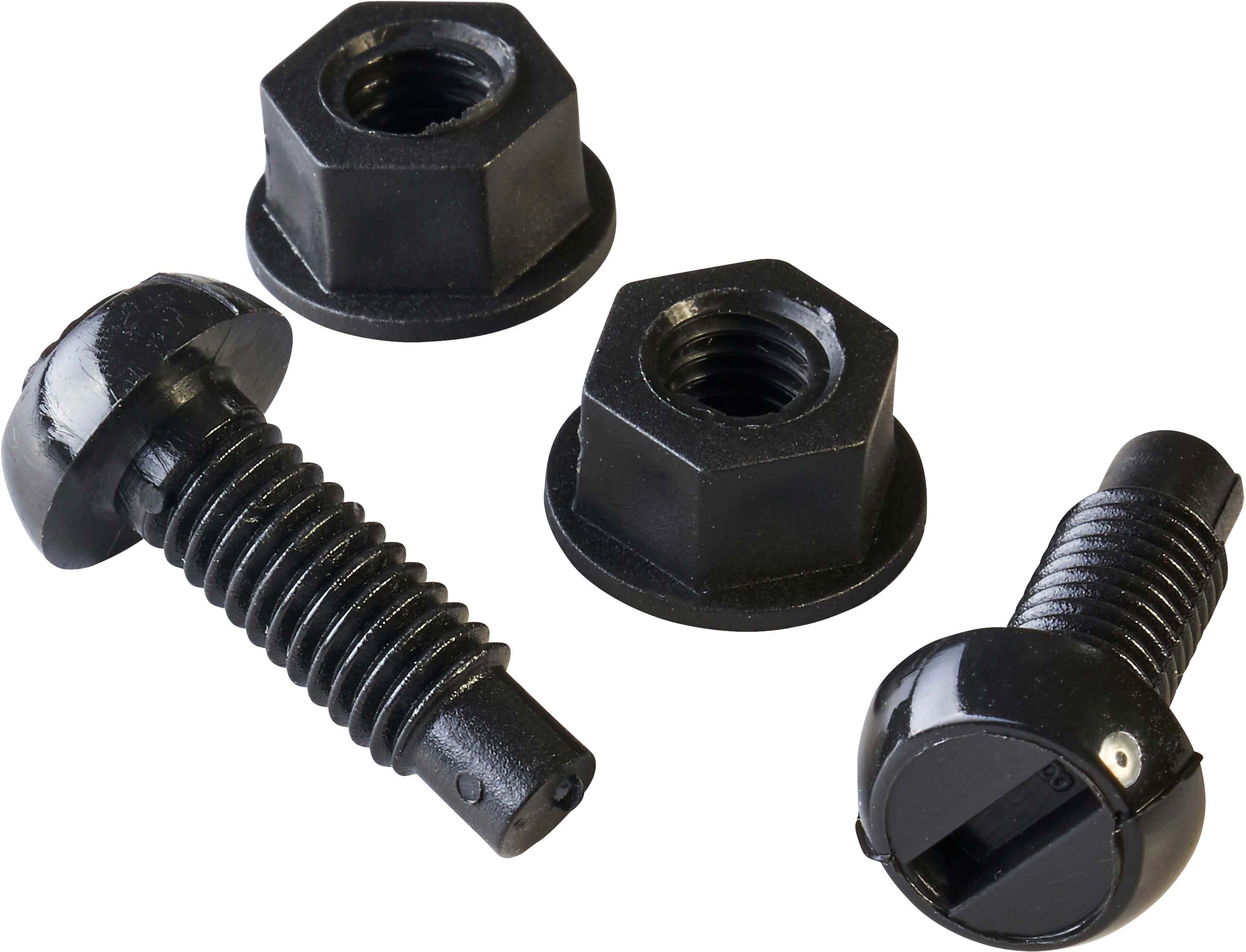 Halfords Number Plate Fixings Black (FIXG201)