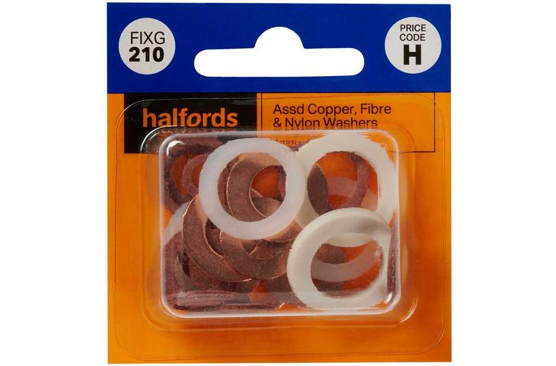 Halfords Assorted Washers 4-14mm (FIXG214) Halfords Assorted Washers 4-14mm (FIXG214)