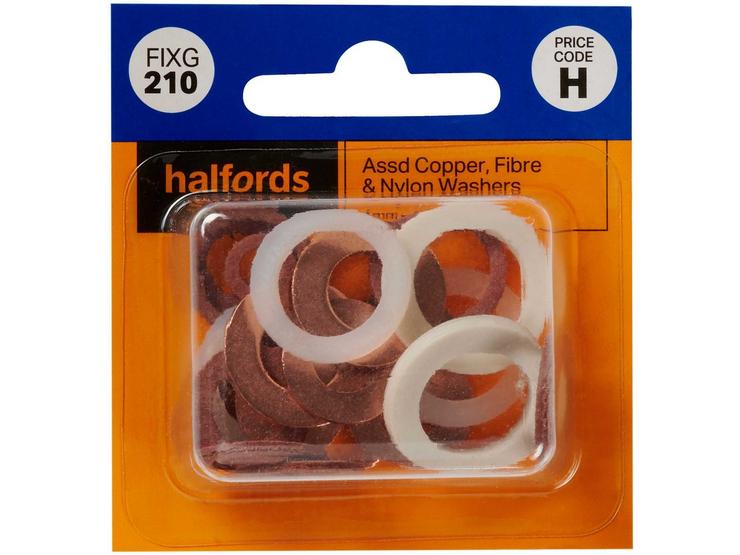 Halfords Assorted Washers 4-14mm (FIXG214)