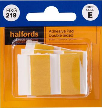 Halfords Adhesive Pads (FIXG219)