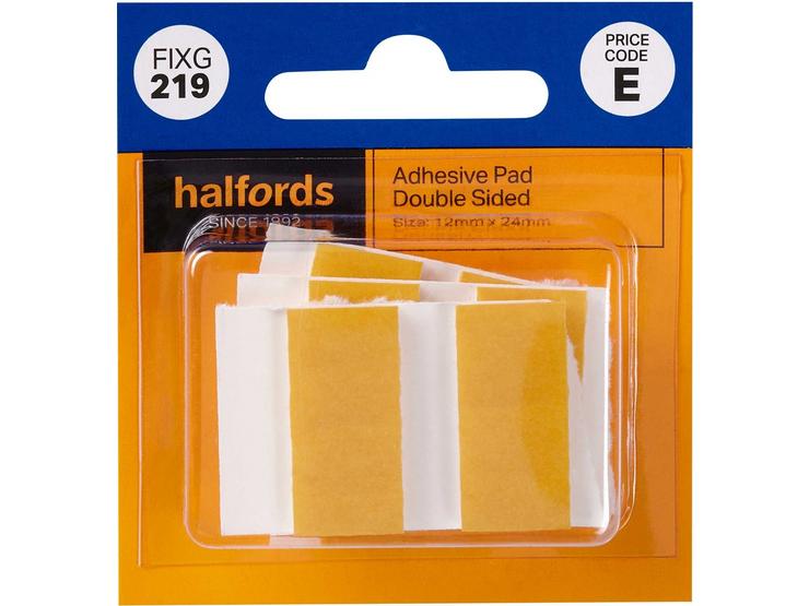 Halfords Adhesive Pads (FIXG219)