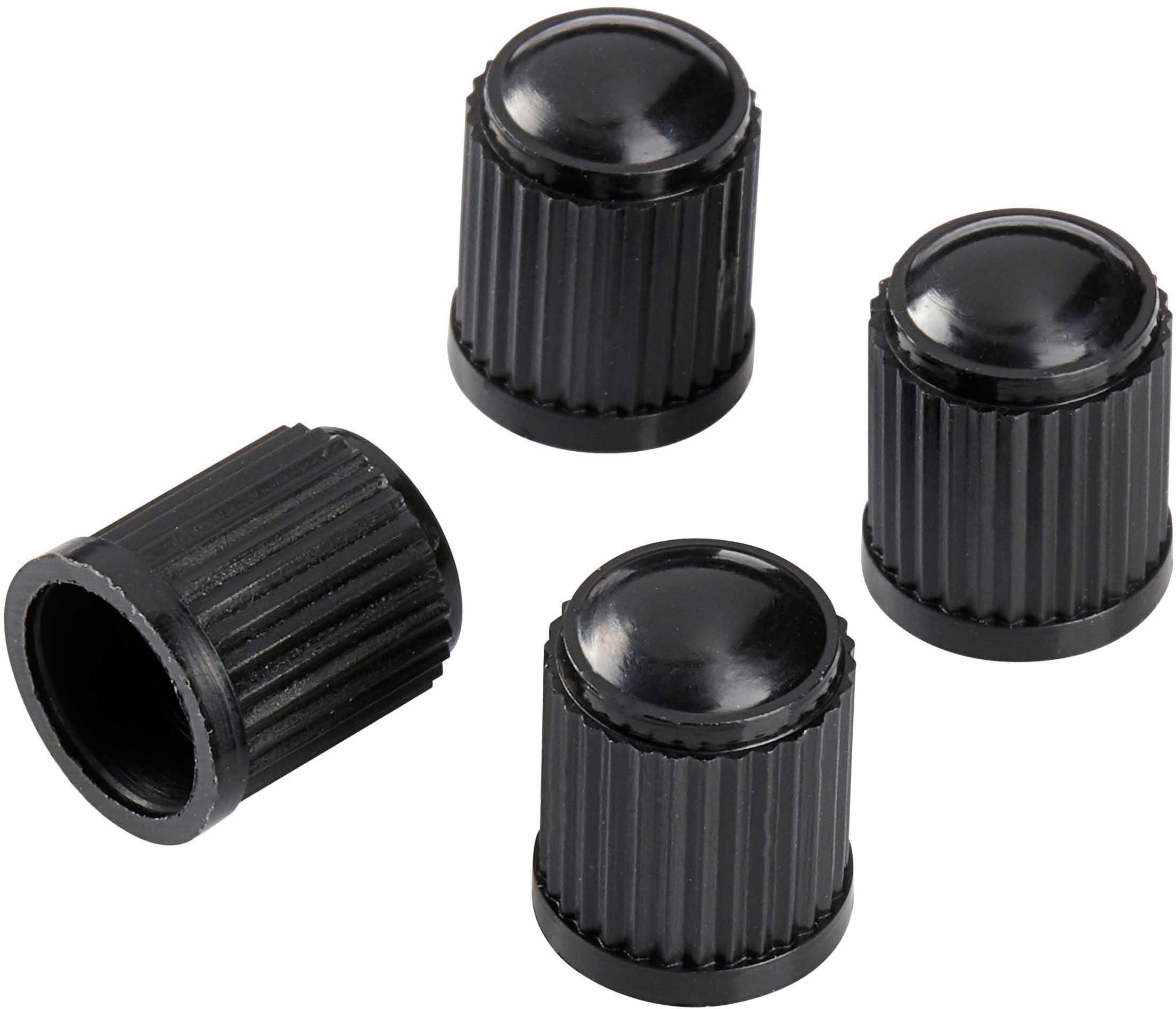 Halfords Tyre Valve Dust Caps - Black (FIXG220)