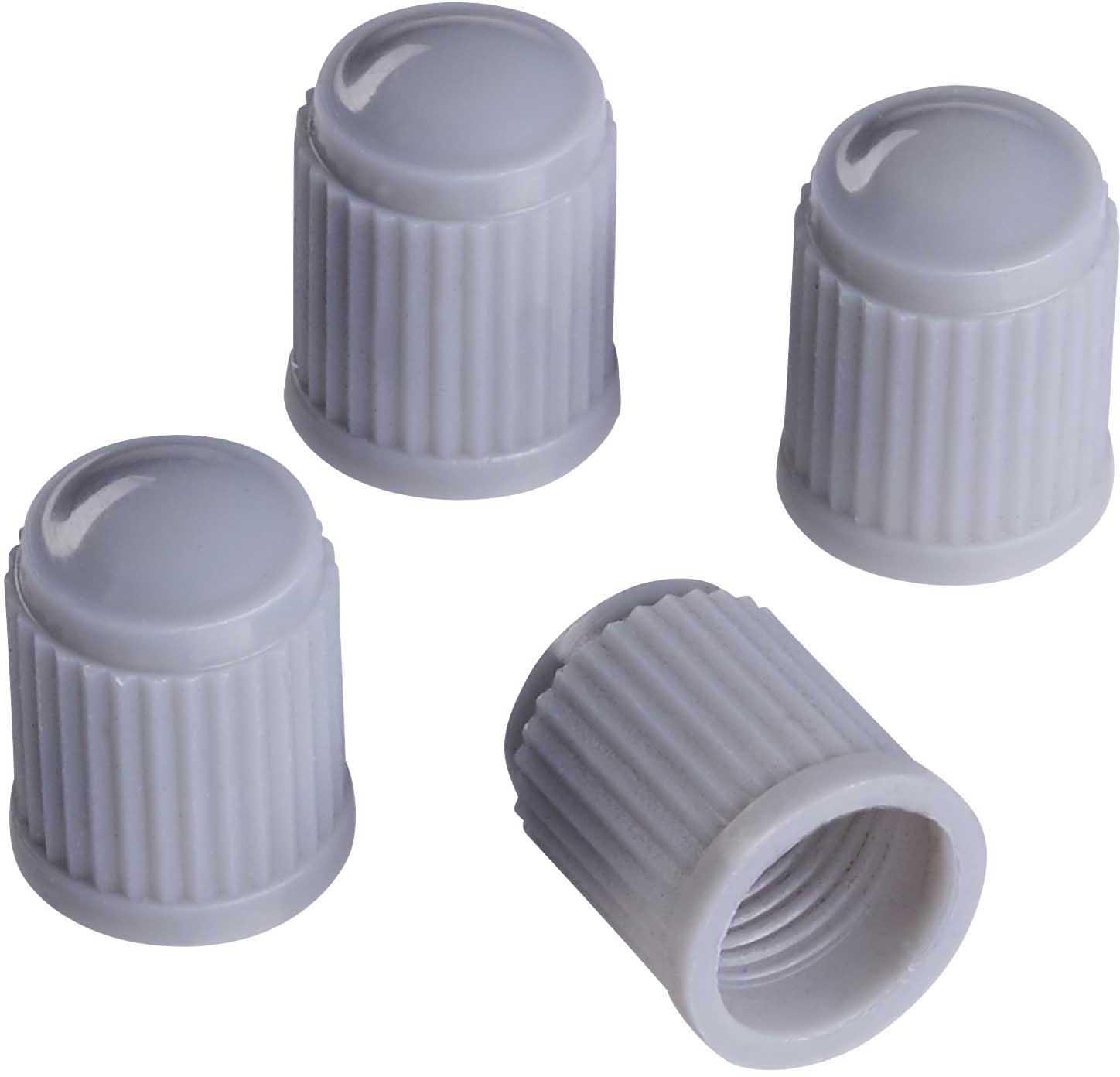 Halfords Tyre Valve Dust Caps - Sliver (FIXG221)