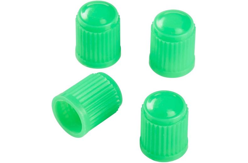 Halfords Tyre Valve Dust Caps - Green (FIXG222) Halfords Tyre Valve Dust Caps - Green (FIXG222)