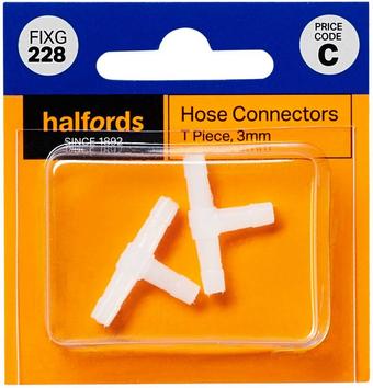 Halfords Hose Connectors 3mm T Piece (FIXG228)