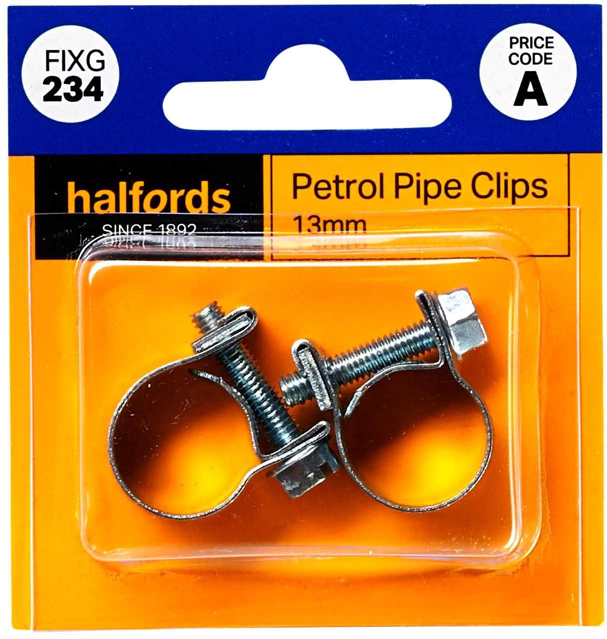 Halfords Petrol Pipe Clips 12-14mm (FIXG234)