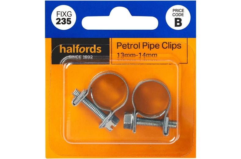 Halfords Petrol Pipe Clips 13-14mm (FIXG235) Halfords Petrol Pipe Clips 13-14mm (FIXG235)