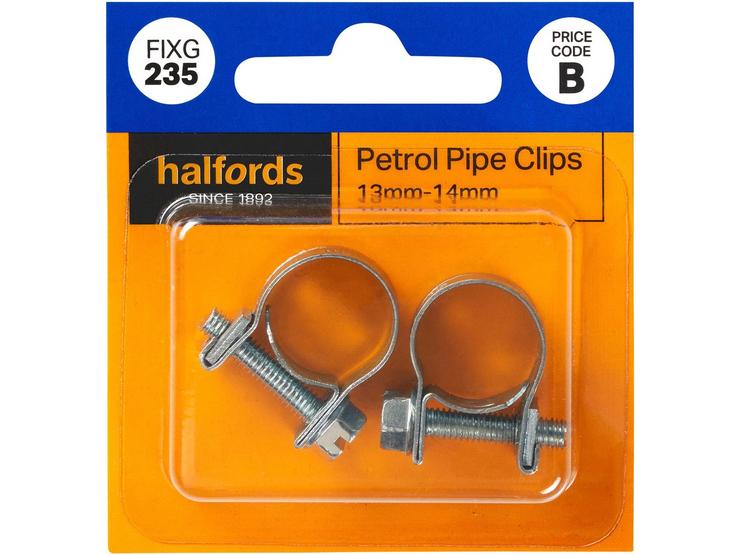 Halfords Petrol Pipe Clips 13-14mm (FIXG235)