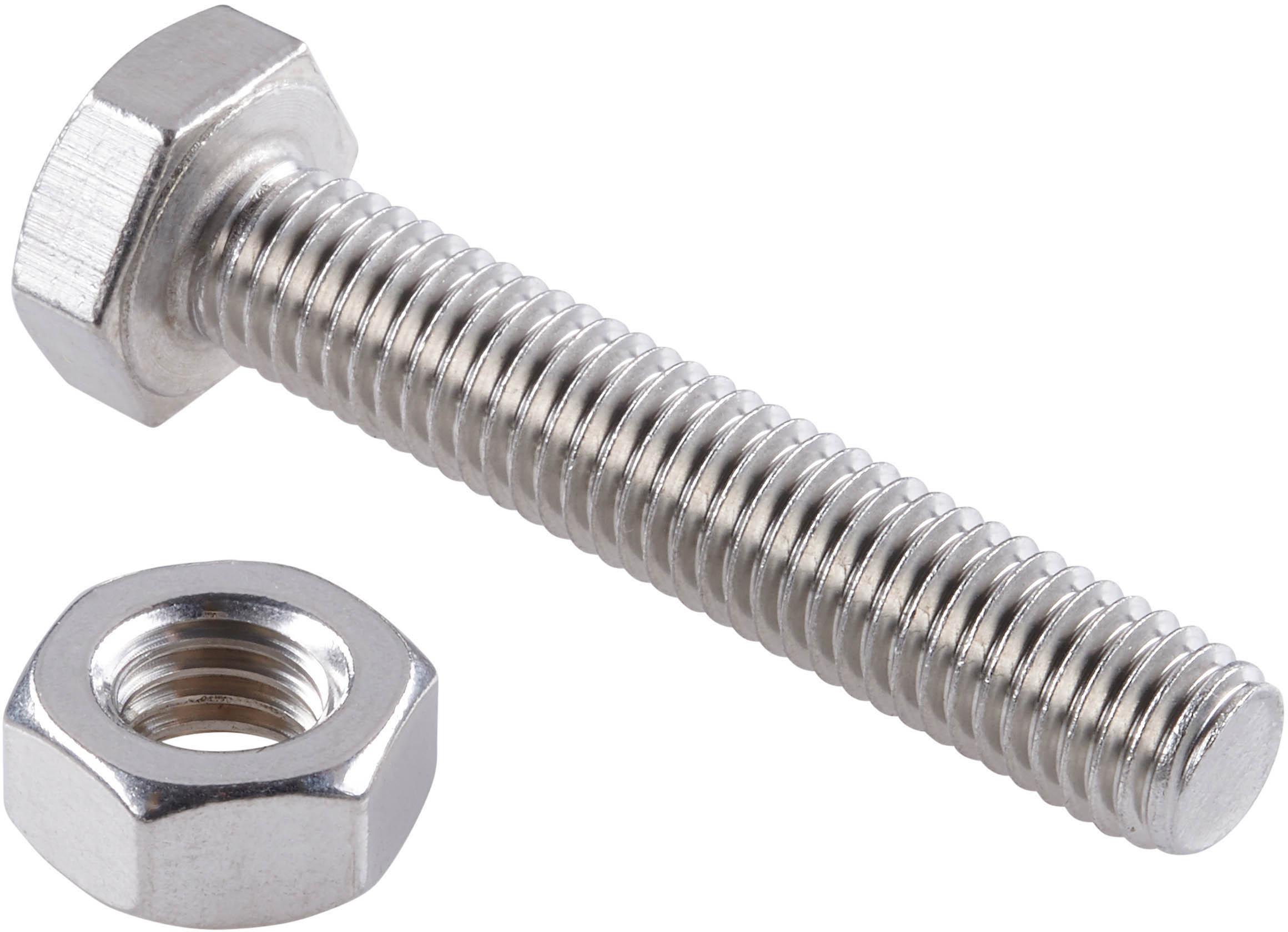 Halfords Set Screw & Nut M10 x 55mm (FIXG244)