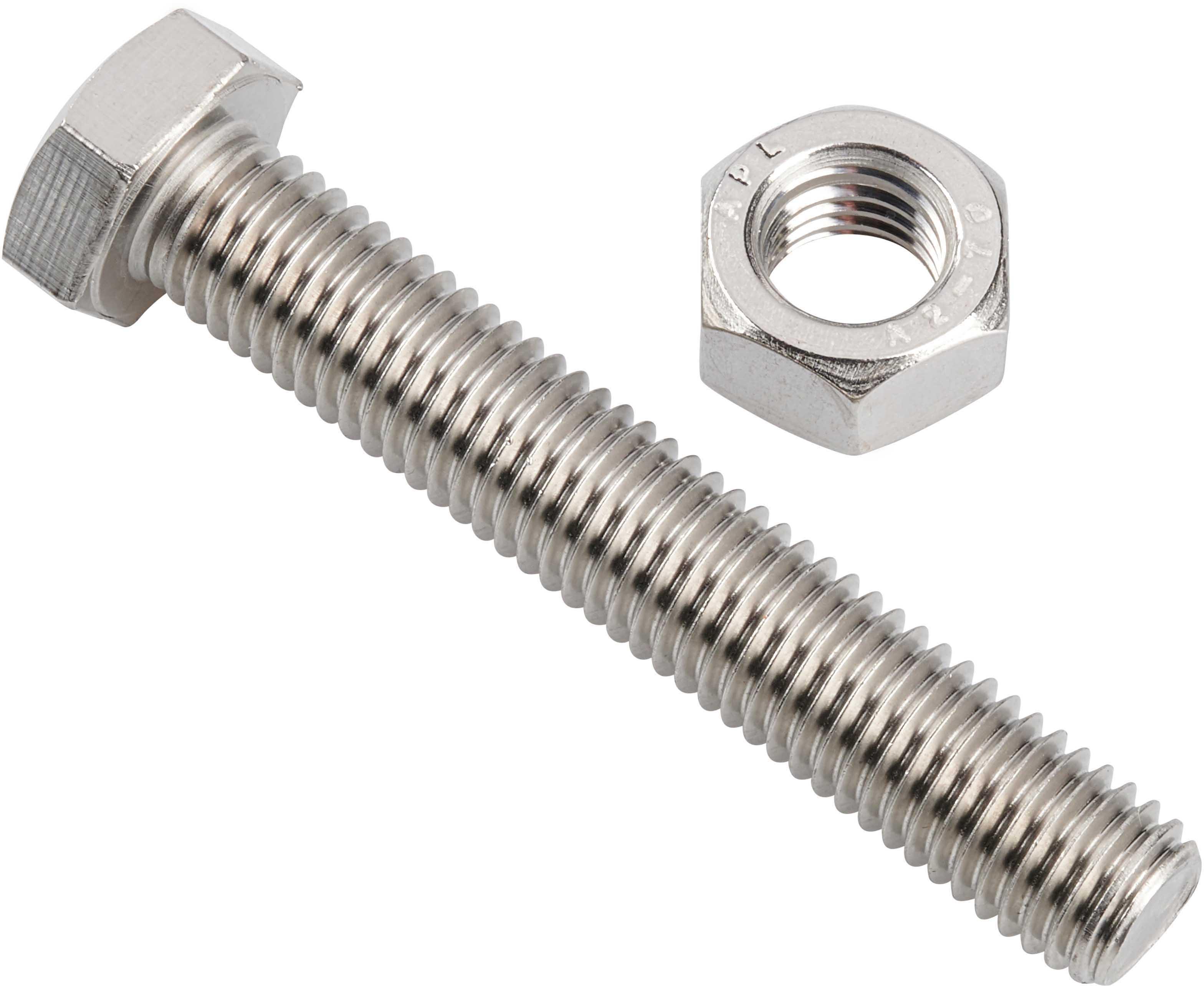 Halfords Set Screw & Nut M12 x 75mm (FIXG246)