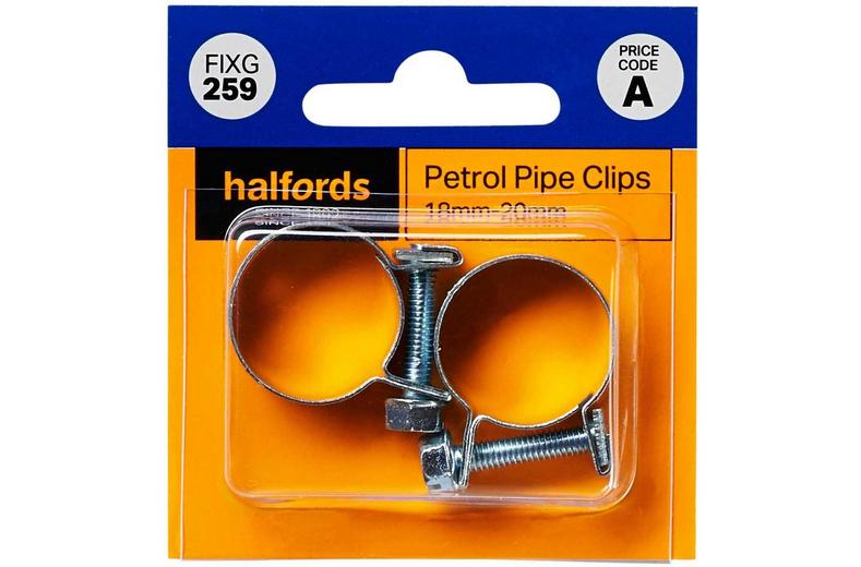 Halfords Petrol Pipe Clips 18-20mm (FIXG259) Halfords Petrol Pipe Clips 18-20mm (FIXG259)