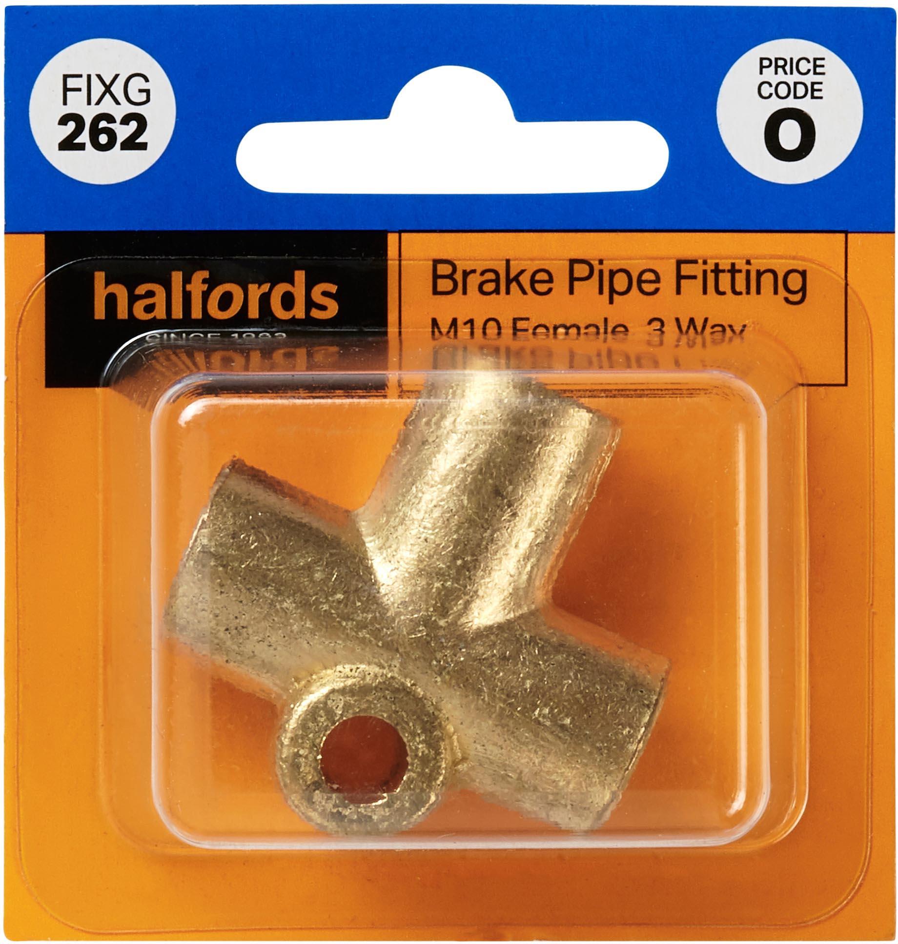 Halfords Brake Pipe Fitting M10 3-Way (FIXG262)