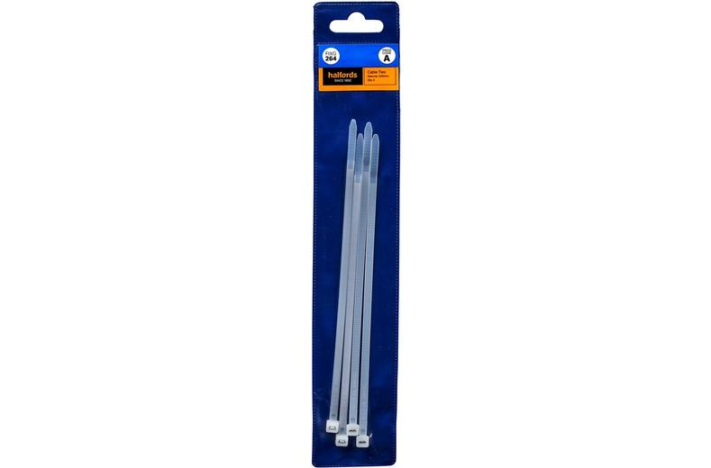 Halfords Cable Ties 200mm White (FIXG264) Halfords Cable Ties 200mm White (FIXG264)