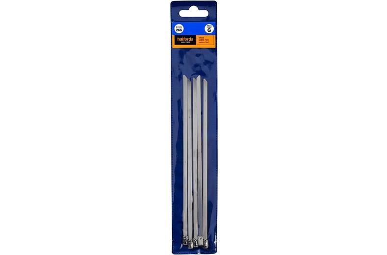 Halfords Metal Cable Ties 200mm (FIXG266) Halfords Metal Cable Ties 200mm (FIXG266)