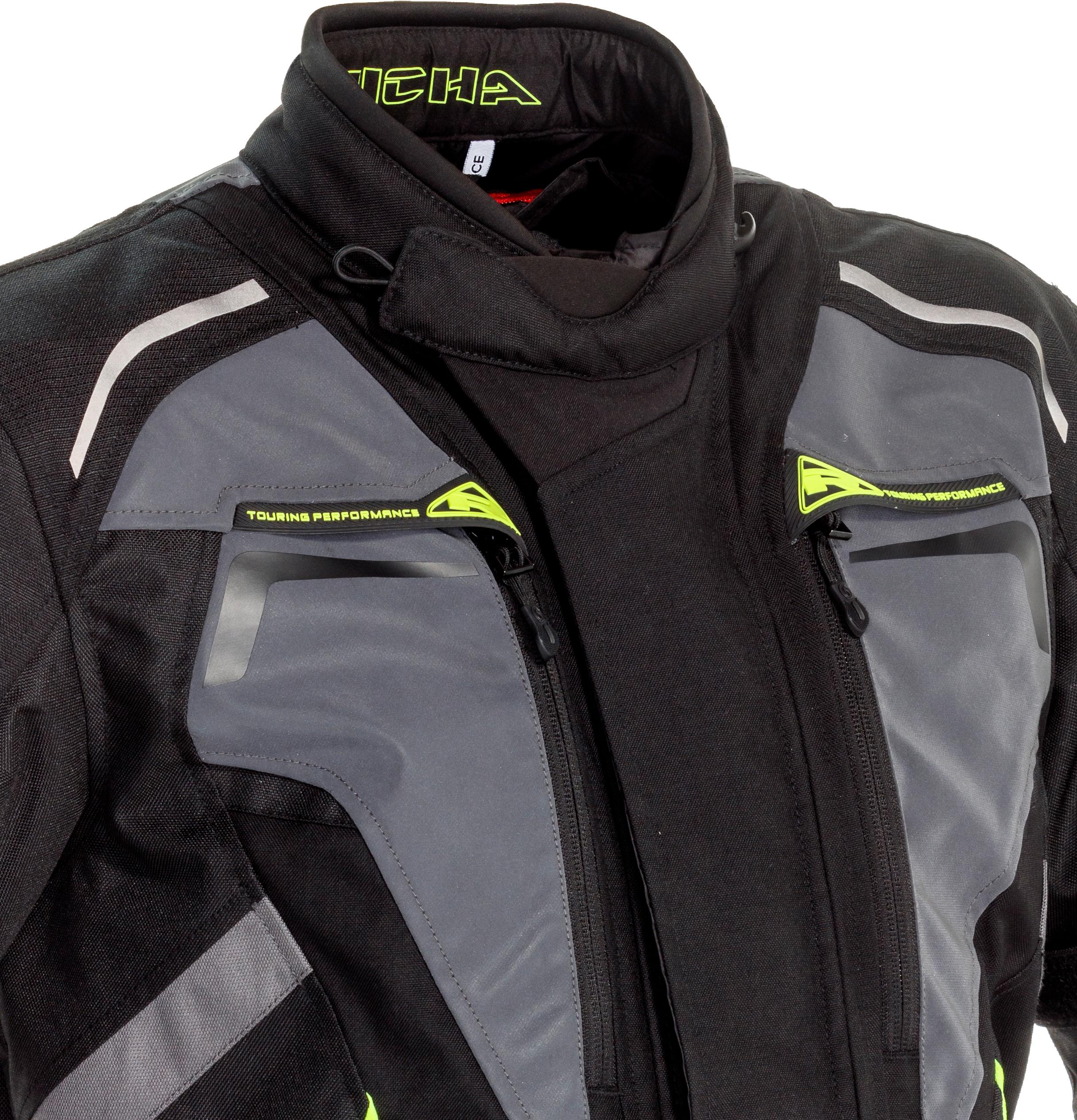 Richa Infinity 2 Jacket - Black/Fluo