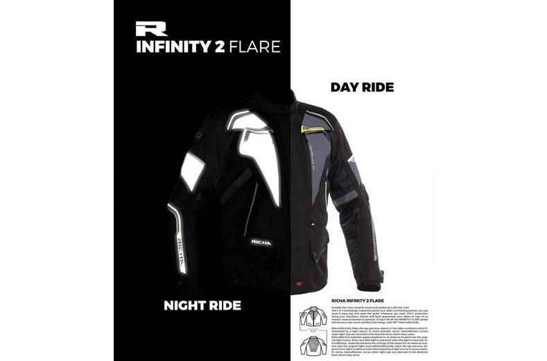 Richa Infinity 2 Jacket - Black/Fluo Richa Infinity 2 Jacket - Black/Fluo