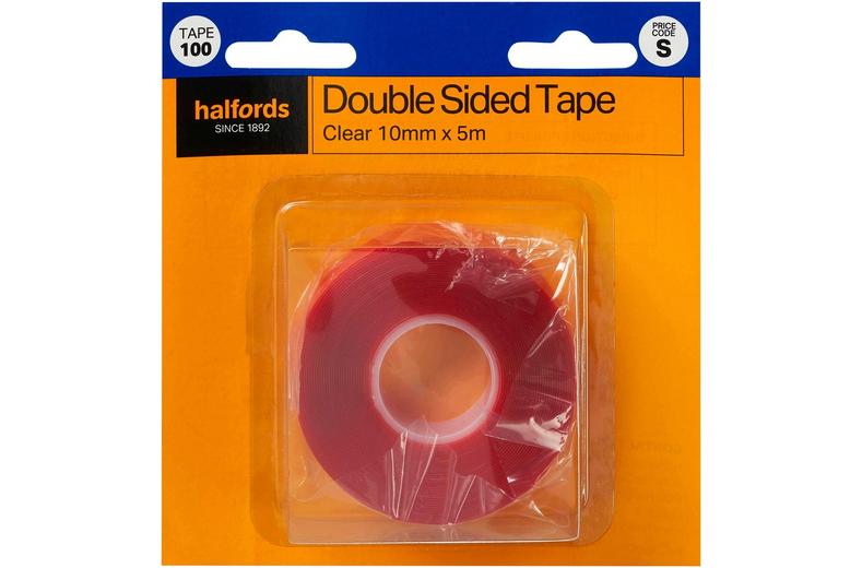 Halfords Clear Double Sided Tape (TAPE100) Halfords Clear Double Sided Tape (TAPE100)