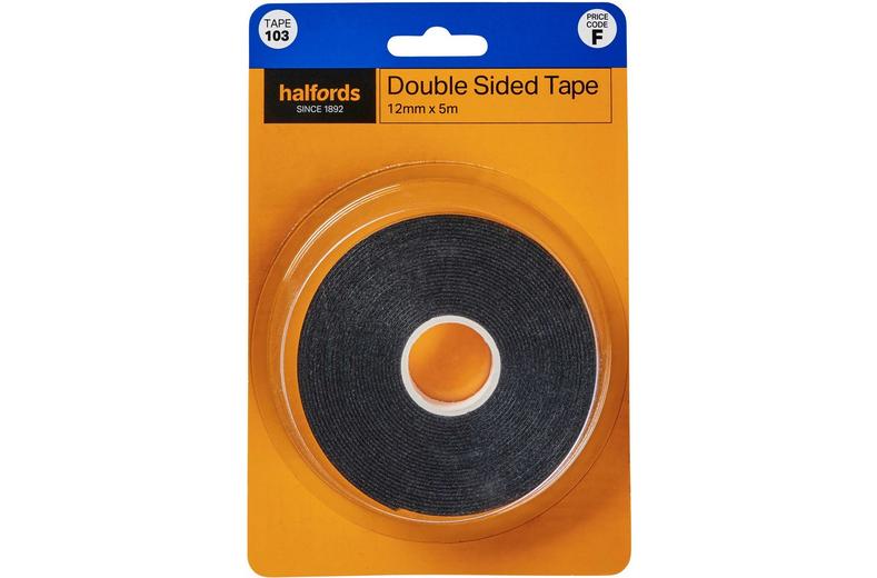 Halfords Double Sided Tape 12mm x 5m (TAPE103) Halfords Double Sided Tape 12mm x 5m (TAPE103)