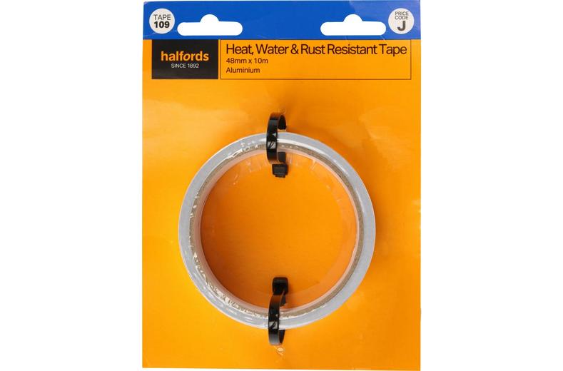 Halfords Heat, Water and Rust Resistant Tape 48mm x 10m (TAPE109) Halfords Heat, Water and Rust Resistant Tape 48mm x 10m (TAPE109)