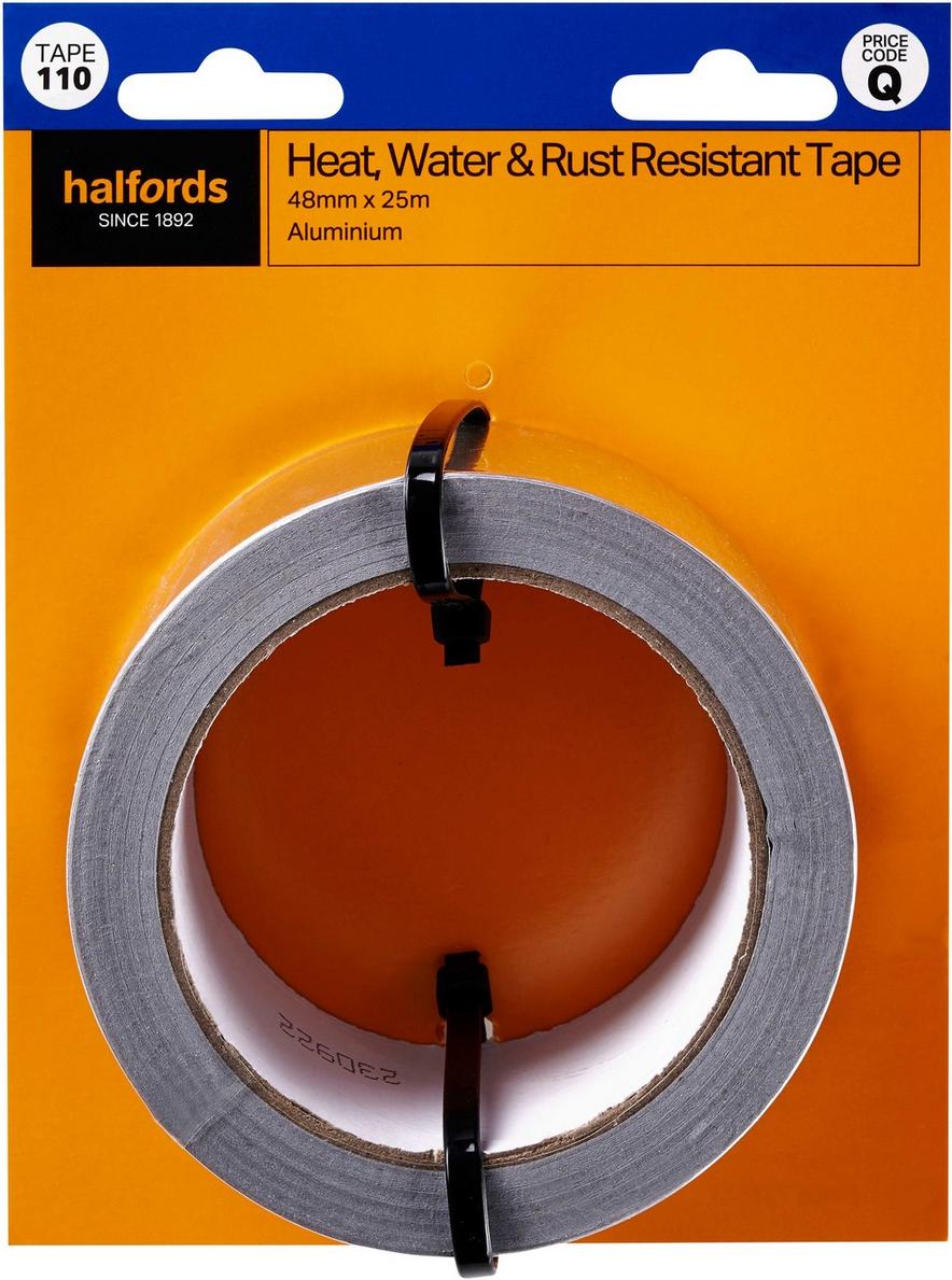 Halfords Heat, Water, Rust Resistant Tape 48mmx25m (TAPE110)