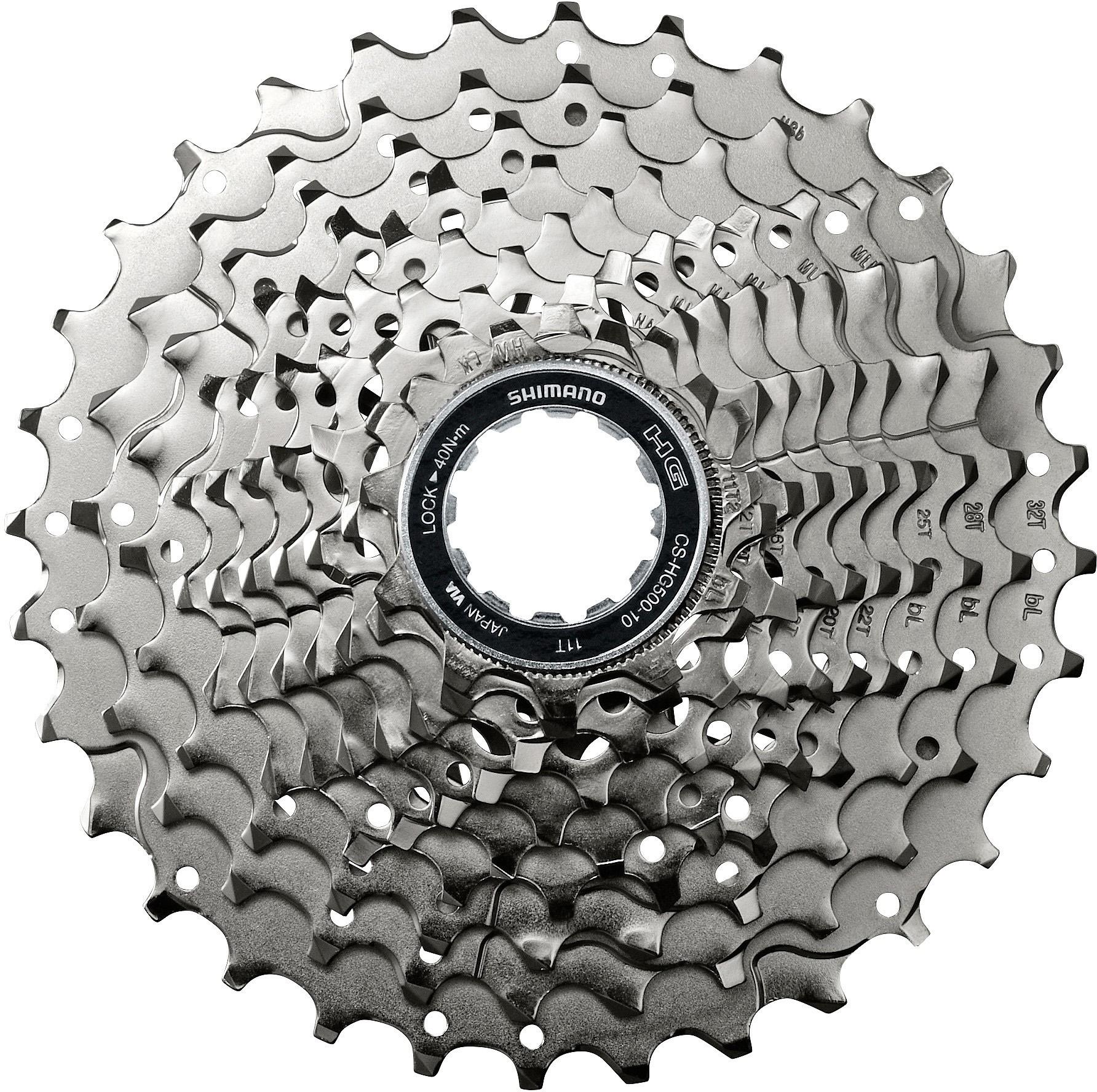 Halfords Shimano CS-HG500 10 Speed Cassette, 11-32T | Pricematch, Extra 8% off for BC Members, Free Bike Health Check, Cycle2Work Scheme & 0% APR Finance.