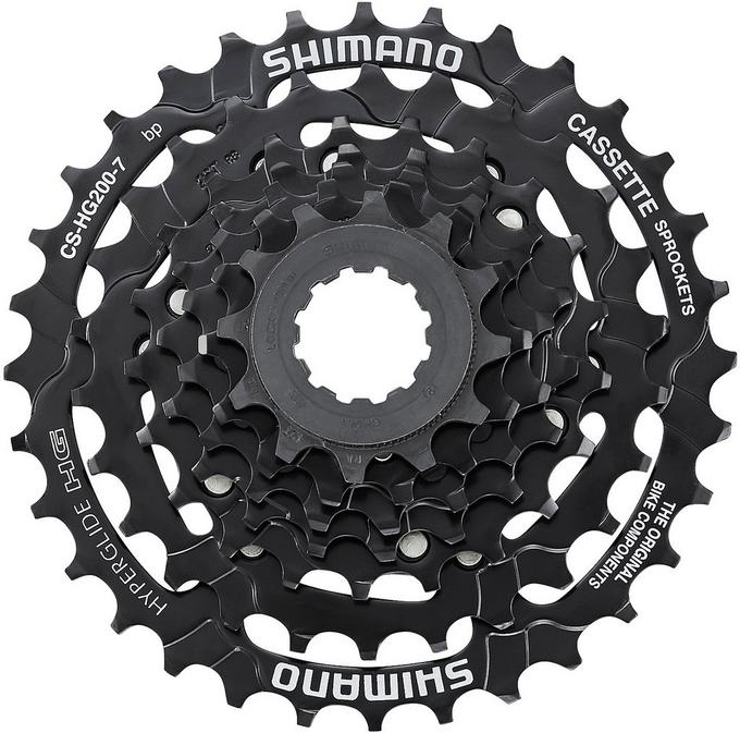 Shimano CS HG200 7 Speed Cassette 12 32T Halfords UK