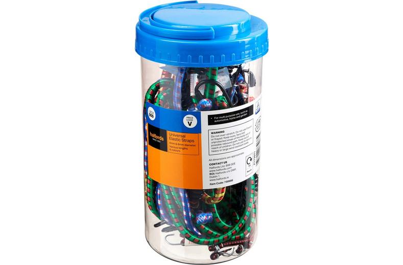 Halfords Assorted Luggage Straps 20 x 4/8mm (LBOX909) Halfords Assorted Luggage Straps 20 x 4/8mm (LBOX909)