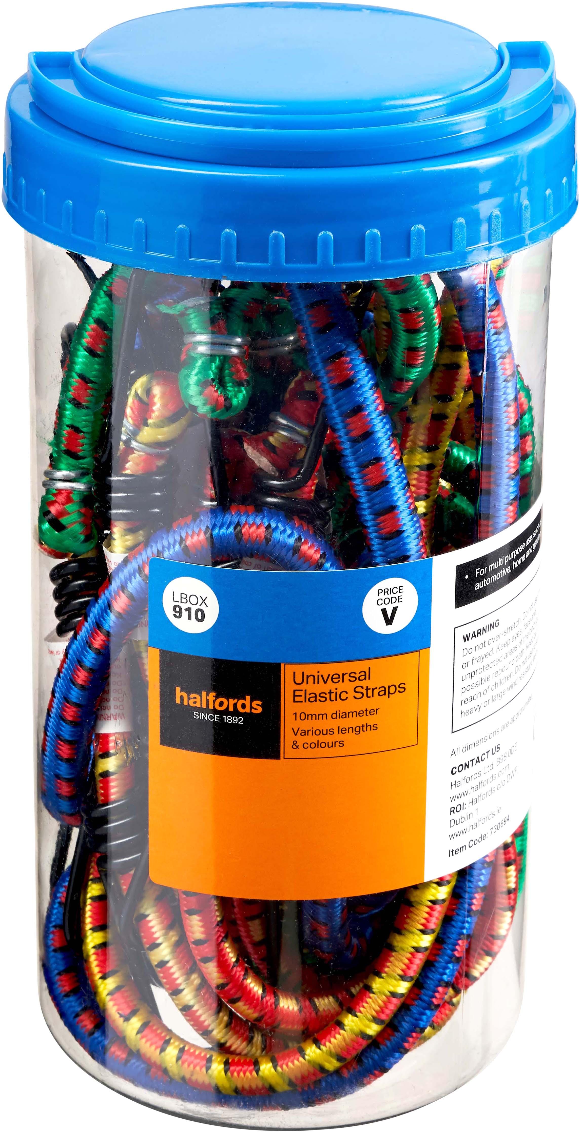 Halfords Assorted Luggage Straps (Lbox910)