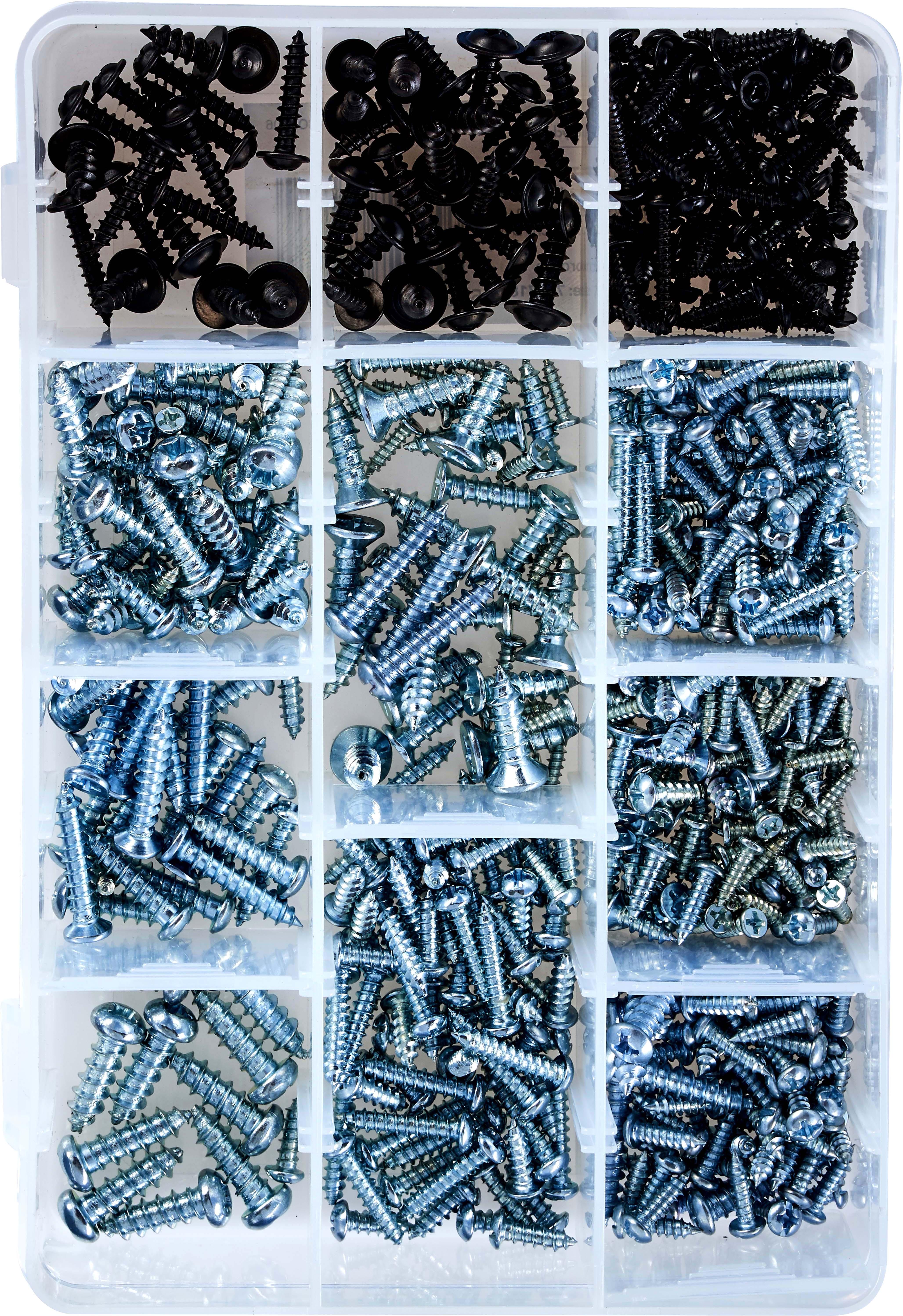 Halfords Assorted Self-Tapping Screws (LBOX906)