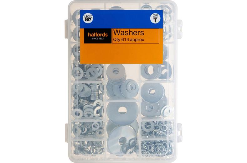 Halfords Assorted Washers (LBOX907) Halfords Assorted Washers (LBOX907)