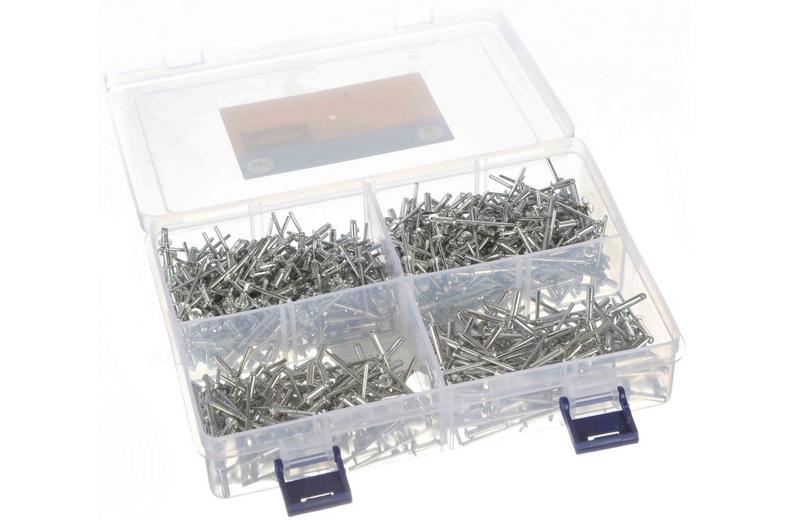 Halfords Assorted Aluminium Rivets (LBOX905) Halfords Assorted Aluminium Rivets (LBOX905)