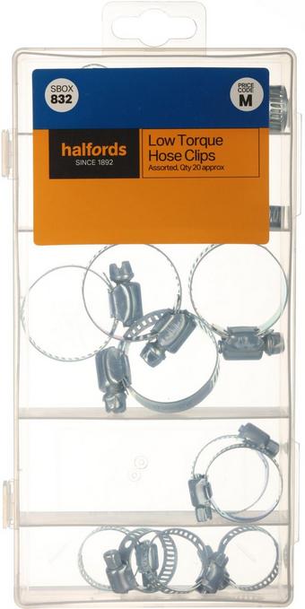 Halfords Assorted Hose Clips (SBOX832)