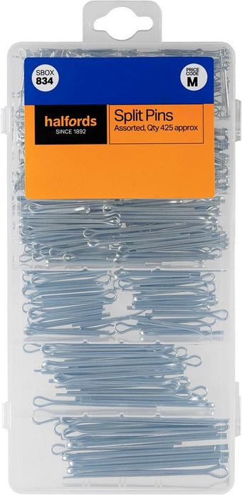 Halfords Assorted Split Pins Pack (SBOX834)