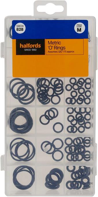 Halfords Assorted O Rings (SBOX828)