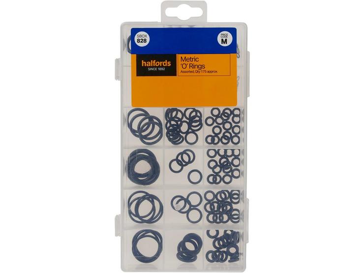 Halfords Assorted O Rings (SBOX828)