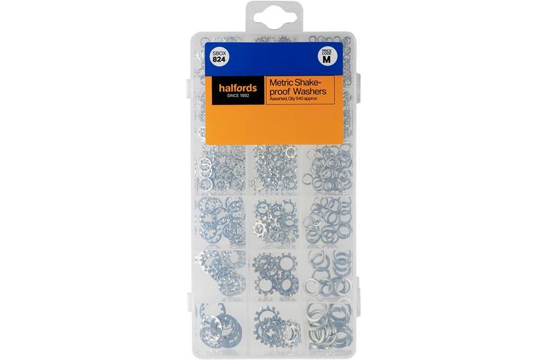 Halfords Assorted Shake Proof Washers (SBOX824) Halfords Assorted Shake Proof Washers (SBOX824)