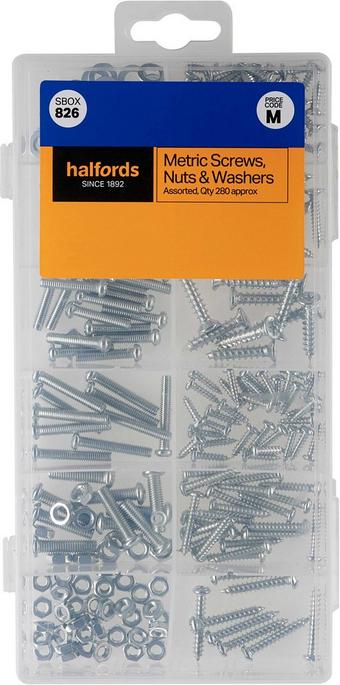 Halfords Screws, Nuts and Washers (SBOX826)