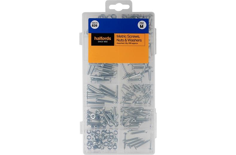 Halfords Screws, Nuts and Washers (SBOX826) Halfords Screws, Nuts and Washers (SBOX826)