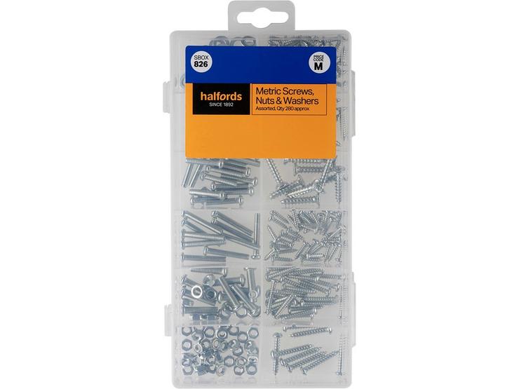 Halfords Screws, Nuts and Washers (SBOX826)