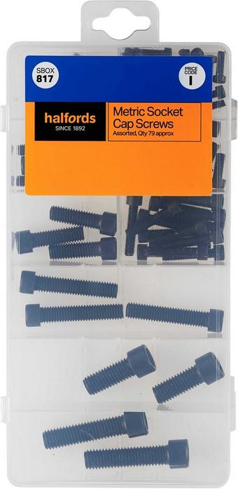 Halfords Assorted Socket Cap Screws (SBOX817)
