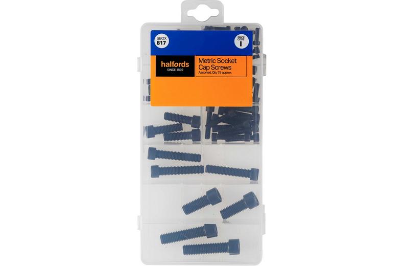 Halfords Assorted Socket Cap Screws (SBOX817) Halfords Assorted Socket Cap Screws (SBOX817)