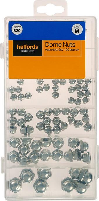 Halfords Dome Nuts (SBOX820)