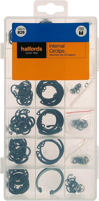 Halfords Assorted Internal Cigrclips (SBOX829)