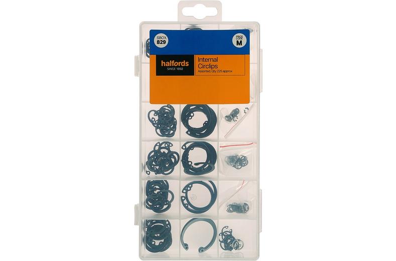 Halfords Assorted Internal Cigrclips (SBOX829) Halfords Assorted Internal Cigrclips (SBOX829)