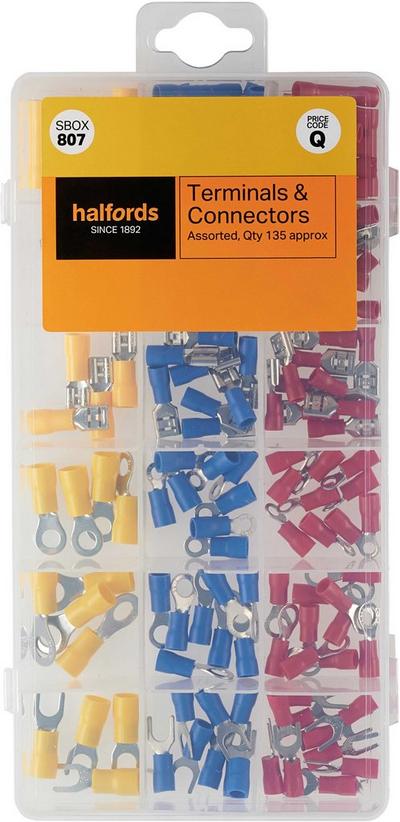 Halfords Terminals & Connectors (SBOX807) Halfords Terminals & Connectors (SBOX807)
