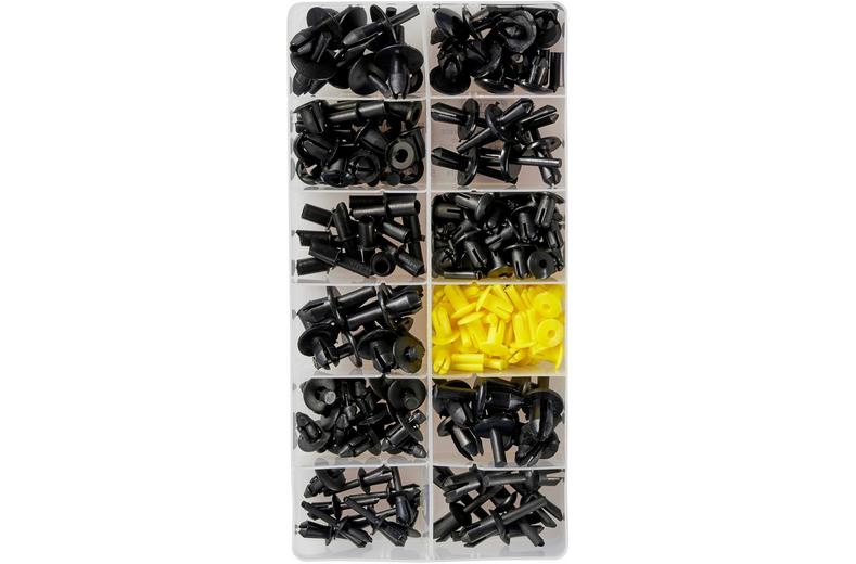 Halfords Assorted Push Pin Clips 160pcs (SBOX837) Halfords Assorted Push Pin Clips 160pcs (SBOX837)