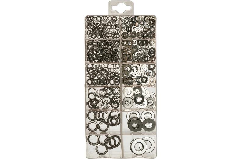 Halfords Assorted Stainless Steel Flat & Spring Washers (SBOX812) Halfords Assorted Stainless Steel Flat & Spring Washers (SBOX812)