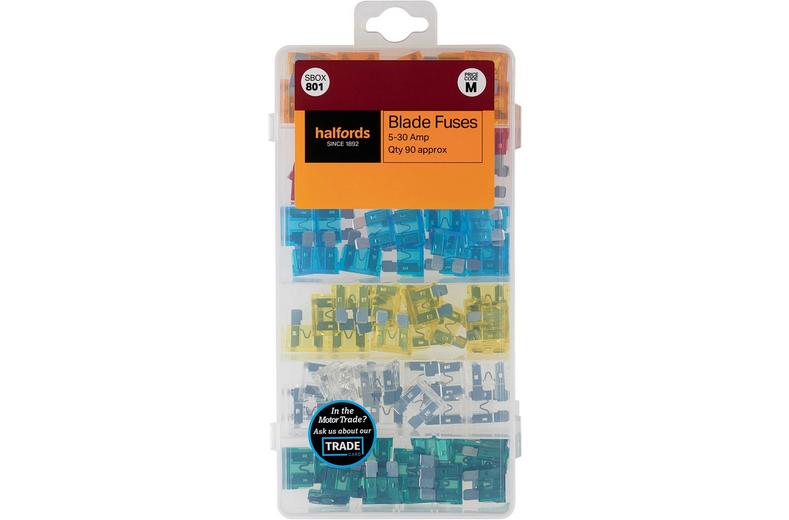 Halfords Assorted Blade Fuses (SBOX801) Halfords Assorted Blade Fuses (SBOX801)